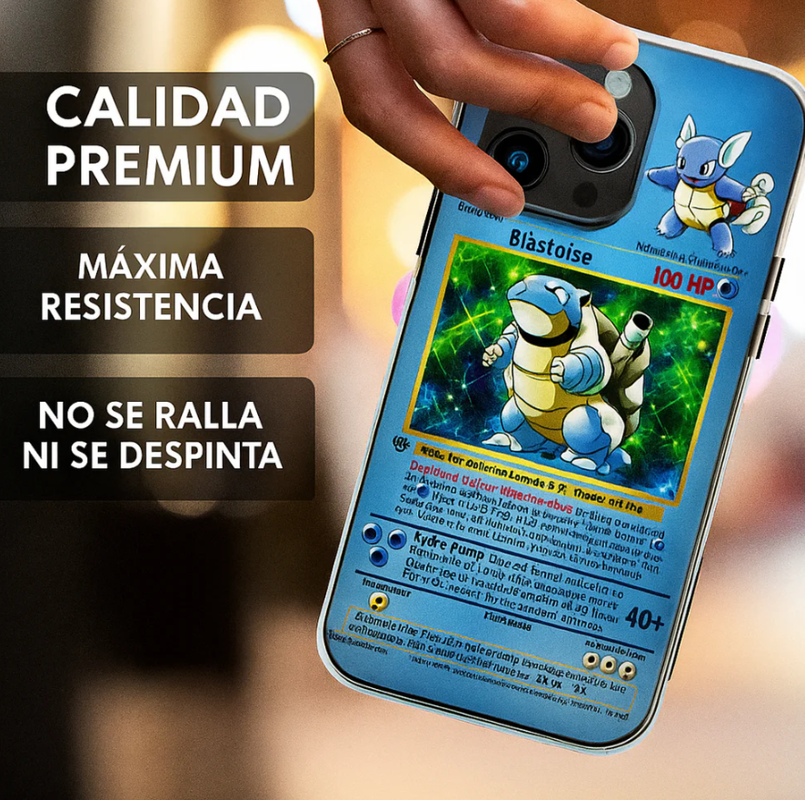 Funda Pokémon Retro 3D